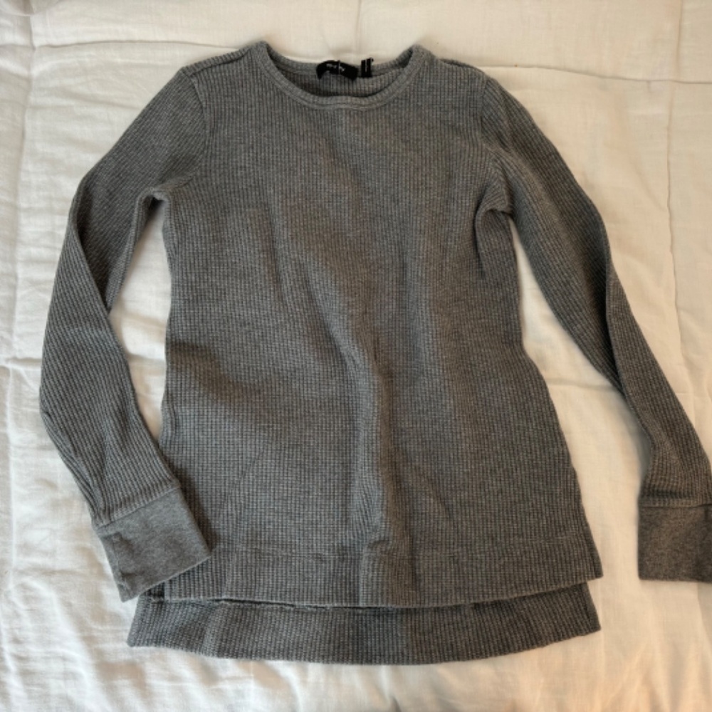 Theory Cotton Waffle Shirt